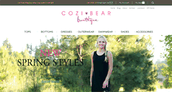 Desktop Screenshot of cozibearboutique.com