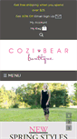 Mobile Screenshot of cozibearboutique.com